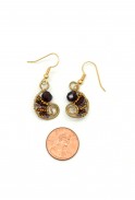 Tiny Paisley Drop Earrings